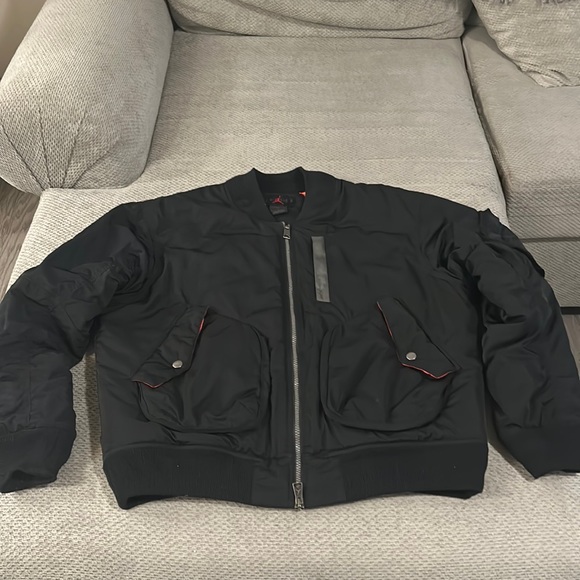 Jordan lined bomber jacket men’s size large - Picture 15 of 16